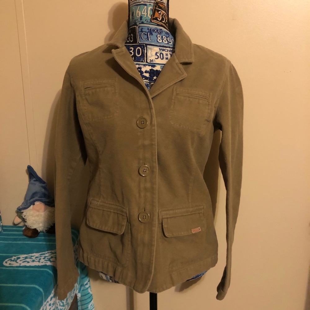 🌟B2G1🌟 American Eagle Outfitters Tan Blazer - Picture 3 of 15